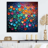 Colorful Love balloon Street art I - Fashion Canvas Wall Art