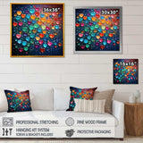 Colorful Love balloon Street art I - Fashion Canvas Wall Art