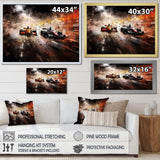 Formula one speed car Speedway Fury 3 - Architecture Canvas Wall Art