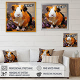 Pop Art Guinea Pig rodent - Rodent Home Decor Art