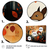 Squirrel landscape for nursery - Squirrel Living Room Wall Art