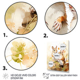 Cute Squirrel Playtime - Squirrel Bedroom Wall Art
