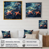 Yellow Oceanic starfish romance photo - Starfish Wall Art Prints