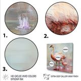 Pink blooming Swan beauty - Swans Bedroom Wall Art
