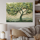 Tree American Basswood collage 3 - Landscapes Canvas Wall Art