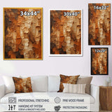 Brown tree bark Essence 2 - Landscapes Canvas Wall Art