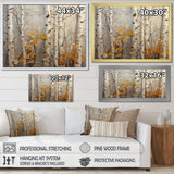 Autumn birch tree elegance - Landscapes Canvas Wall Art