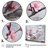 Pink cherry blossom End of Winter blooms I - Multi-Panels