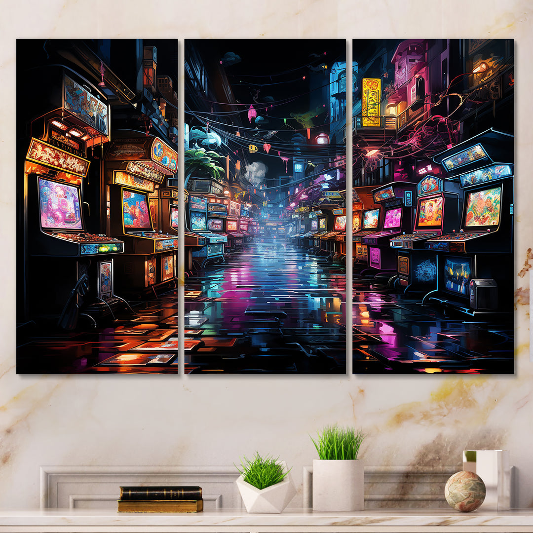 Neon Arcade video game dream - Multi-Panels