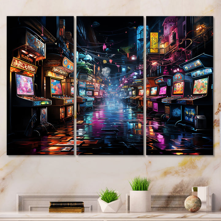 Neon Arcade video game dream - Multi-Panels