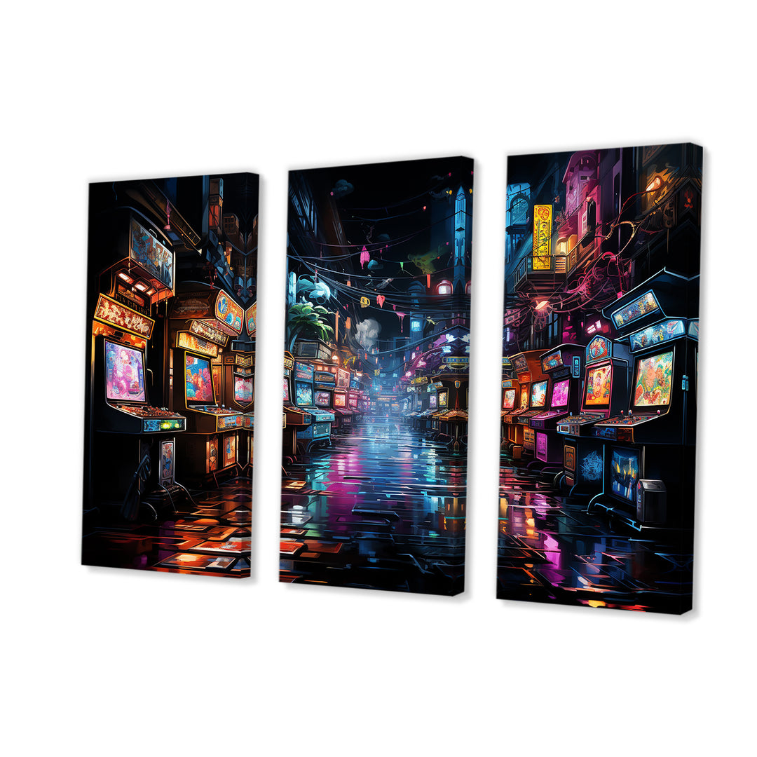 Neon Arcade video game dream - Multi-Panels