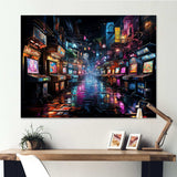 Neon Arcade video game dream - Fashion Canvas Wall Art