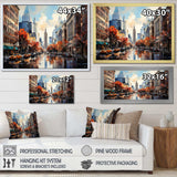 Autumn New York City breeze - Cityscapes Canvas Wall Art