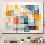 Multicolor cubes patterns IV - Abstract Canvas Wall Art