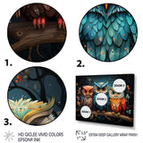 Stalking forest owls - Owl Wall Art Prints