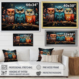 Stalking forest owls - Owl Wall Art Prints