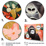 Vibrant Gorilla Portrait - Gorilla Wall Decor