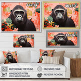 Vibrant Gorilla Portrait - Gorilla Wall Decor