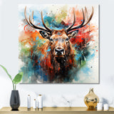 Majestic Moose Wonderland - Deer Canvas Wall Art