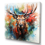 Majestic Moose Wonderland - Deer Canvas Wall Art