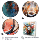 Majestic Moose Wonderland - Deer Canvas Wall Art