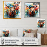 Majestic Moose Wonderland - Deer Canvas Wall Art