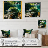 Serene Sea Giant Portrait of a Manatee - Manatee Wall Decor