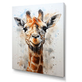 Minimalist Giraffe portrait - Giraffe Living Room Wall Art