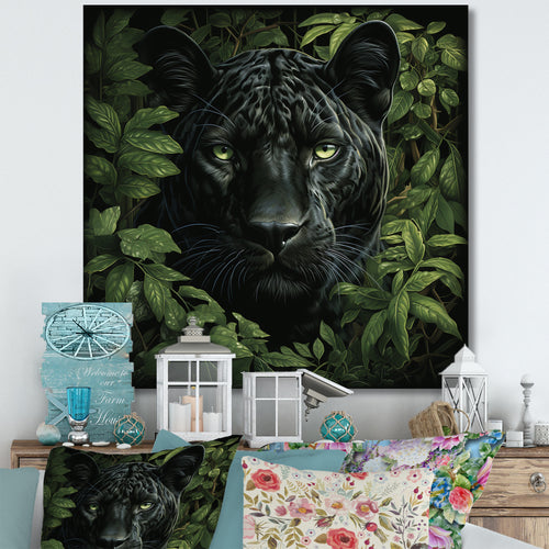 Shadow Panther camouflage - Panther Canvas Wall Art