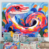 Popart snakes Grace - Snake Home Decor Art