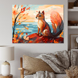 Forest Squirrel watercolor - Squirrel Home Decor Art