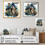 Cozy Sheltie Cottage - Dog Wall Art Prints