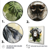 Tropical Labrador Dog Portrait - Dog Wall Art Prints