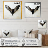 White and black Mystic bat - Bat Wall Decor
