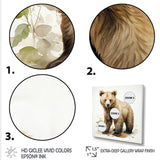 Cuddly grizzly bear cub - Brown Bear Wall Art