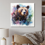 Brown bear forest wondering - Brown Bear Wall Art