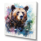 Brown bear forest wondering - Brown Bear Wall Art
