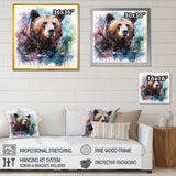 Brown bear forest wondering - Brown Bear Wall Art
