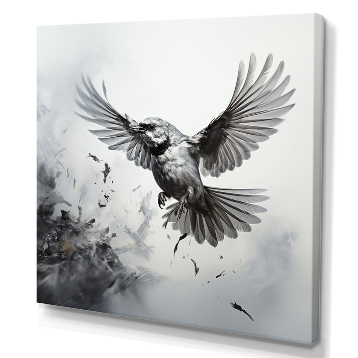 Graphite Realism The Wild Bird - Bird Wall Decor