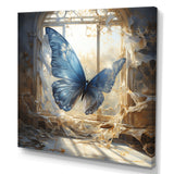 Cottage blue Butterfly escape - Butterfly Wall Art Prints