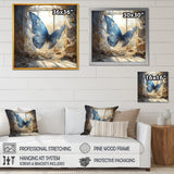 Cottage blue Butterfly escape - Butterfly Wall Art Prints