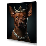 Crowned Royal pitcher dog king - Dog Wall Art Prints