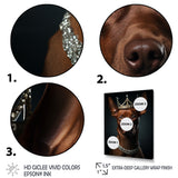 Crowned Royal pitcher dog king - Dog Wall Art Prints