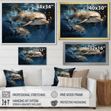 Dancing Dolphins - Dolphin Home Decor Art