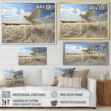 Take off white Dove harmony - Dove Canvas Wall Art