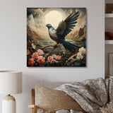 Vintage dove sunset flight - Dove Wall Art Prints