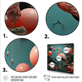 Playful Flamingo Match Feather Ping Pong - Flamingo Bedroom Wall Art