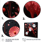 Ping Pong Plumage Fiasco - Flamingo Canvas Wall Art