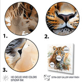 Brown Leopard elegance portrait - Leopard Wall Art Prints