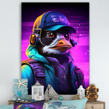 DJ Penguin Wild nightlife - Penguin Bedroom Wall Art